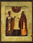 «Богоматерь Знамение с предстоящими Никитой и Иоанном, святителями Новгородскими». Из коллекции фонда поколений